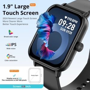 Colmi P81 Bluetooth calling smartwatch in blue color